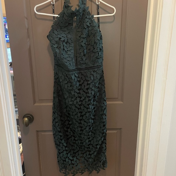 Bardot Gemma Midi Dress Green - Picture 5 of 6